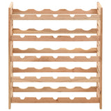 NNEVL Wine Rack for 25 Bottles Solid Walnut Wood 63x25x73 cm