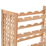 NNEVL Wine Rack for 25 Bottles Solid Walnut Wood 63x25x73 cm