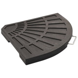 NNEVL Umbrella Weight Plate Black Fan-shaped 14 kg