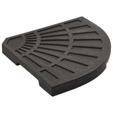 NNEVL Umbrella Weight Plate Black Fan-shaped 20 kg