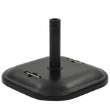 NNEVL Parasol Base Black Concrete Square 25 kg