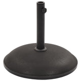 NNEVL Parasol Base Black Concrete Round 20 kg
