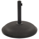 NNEVL Parasol Base Black Concrete Round 20 kg