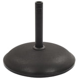 NNEVL Parasol Base Black Concrete Round 20 kg