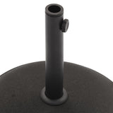 NNEVL Parasol Base Black Concrete Round 20 kg