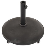 NNEVL Parasol Base Black Concrete Round 25 kg