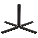NNEVL Extendable Parasol Base Black Steel 2.75 kg