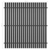 NNEVL Fence Panel Aluminium 180x180 cm Anthracite