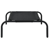NNEVL Elevated Dog Bed Black S Textilene