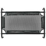 NNEVL Elevated Dog Bed Black S Textilene