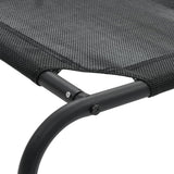 NNEVL Elevated Dog Bed Black S Textilene