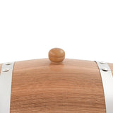 NNEVL Wine Barrel with Tap Solid Oak Wood 12 L
