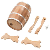 NNEVL Wine Barrel with Tap Solid Oak Wood 12 L