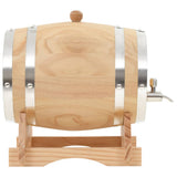 NNEVL Wine Barrel with Tap Solid Pinewood 6 L