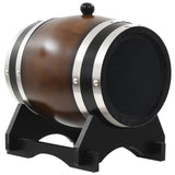 NNEVL Wine Barrel with Tap Solid Pinewood 6 L