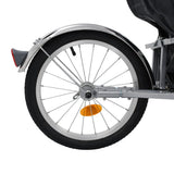 NNEVL Bike Luggage Trailer with Bag Orange and Black