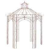 NNEVL Garden Pavilion Antique Brown 3 m Iron