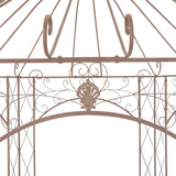 NNEVL Garden Pavilion Antique Brown 3 m Iron