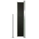 NNEVL Retractable Side Awning 160 x 500 cm Black