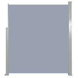 NNEVL Retractable Side Awning 160 x 500 cm Grey