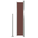 NNEVL Retractable Side Awning 160 x 500 cm Brown