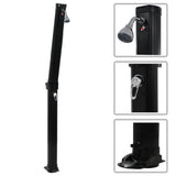 NNEVL Foldable Solar Shower Black 214 cm 23 L