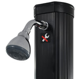 NNEVL Foldable Solar Shower Black 214 cm 23 L