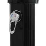NNEVL Foldable Solar Shower Black 214 cm 23 L