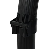 NNEVL Foldable Solar Shower Black 214 cm 23 L