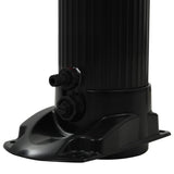 NNEVL Foldable Solar Shower Black 214 cm 23 L