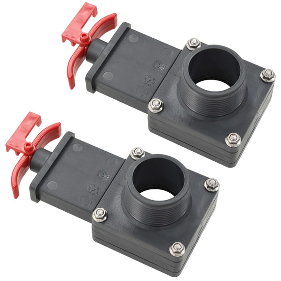NNEVL Pool Gate Valve 2 pcs 1.5
