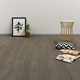 NNEVL Self-adhesive Flooring Planks 4.46 m² 3 mm PVC Grey and Brown
