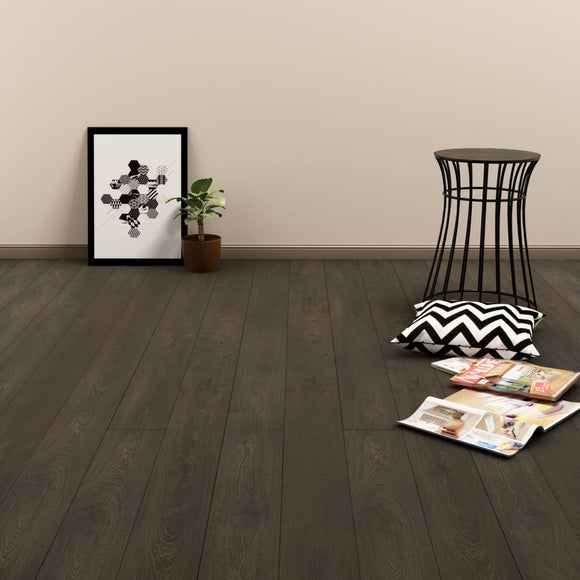 NNEVL Click Floor 3.51 m² 4 mm PVC Dark Brown