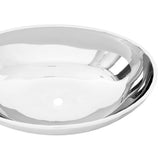 NNEVL Wash Basin 40x33x13.5 cm Ceramic Silver