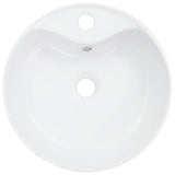 NNEVL Wash Basin with Overflow 36x13 cm Ceramic White