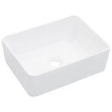 NNEVL Wash Basin 40x30x13 cm Ceramic White