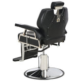 NNEVL Barber Chair Black 72x68x98 cm Faux Leather
