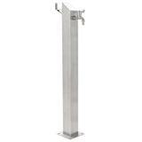 NNEVL Garden Water Column Stainless Steel Square 95 cm
