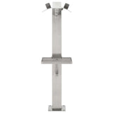 NNEVL Garden Water Column Stainless Steel Square 95 cm