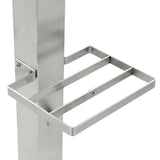 NNEVL Garden Water Column Stainless Steel Square 95 cm