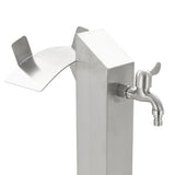 NNEVL Garden Water Column Stainless Steel Square 95 cm
