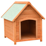 NNEVL Dog House Solid Pine & Fir Wood 72x85x82 cm