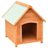 NNEVL Dog House Solid Pine & Fir Wood 72x85x82 cm