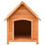 NNEVL Dog House Solid Pine & Fir Wood 72x85x82 cm