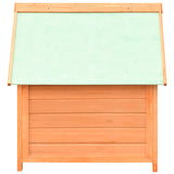 NNEVL Dog House Solid Pine & Fir Wood 72x85x82 cm