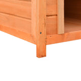 NNEVL Dog House Solid Pine & Fir Wood 72x85x82 cm