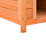 NNEVL Dog House Solid Pine & Fir Wood 72x85x82 cm
