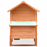 NNEVL Chicken Cage Solid Pine & Fir Wood 170x81x110 cm