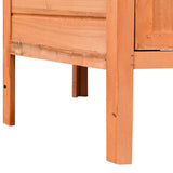 NNEVL Chicken Cage Solid Pine & Fir Wood 126x117x125 cm