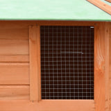 NNEVL Chicken Cage Solid Pine & Fir Wood 126x117x125 cm